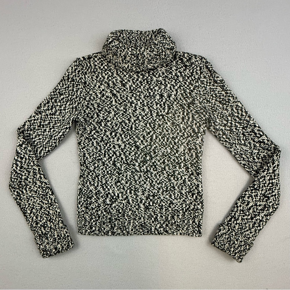 Theory Sweater‎ Women's Small Turtleneck Wool Knit Monochrome